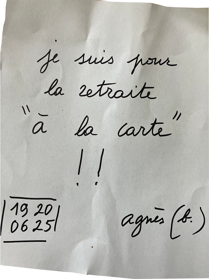 Retraite « à la carte »